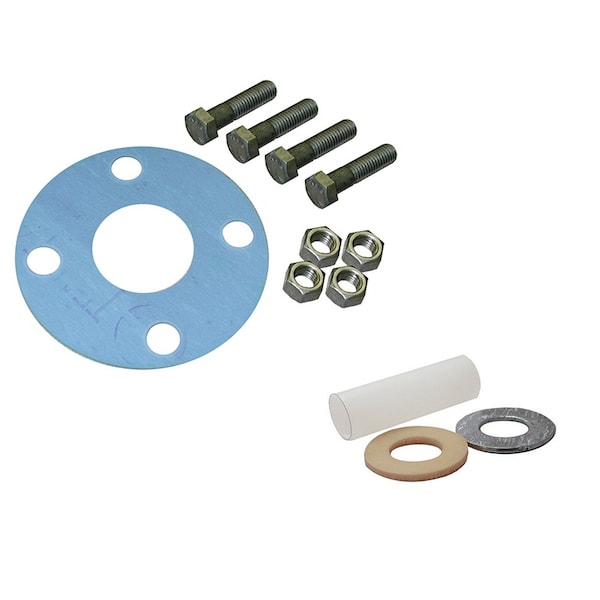 Jones Stephens 6in.Asbestos-Free Full Face Gasket Kit with Insulation Kit, 3/4in. x 3-1/4in. Bolt Size G54206 - main